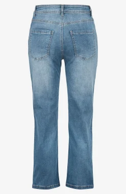 Best Ankeljeans med pärlor och strass Jeans|Jeansplagg