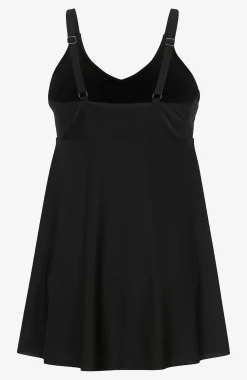 New Baddräktsklänning med vadderade kupor Badkläder|Plus Size