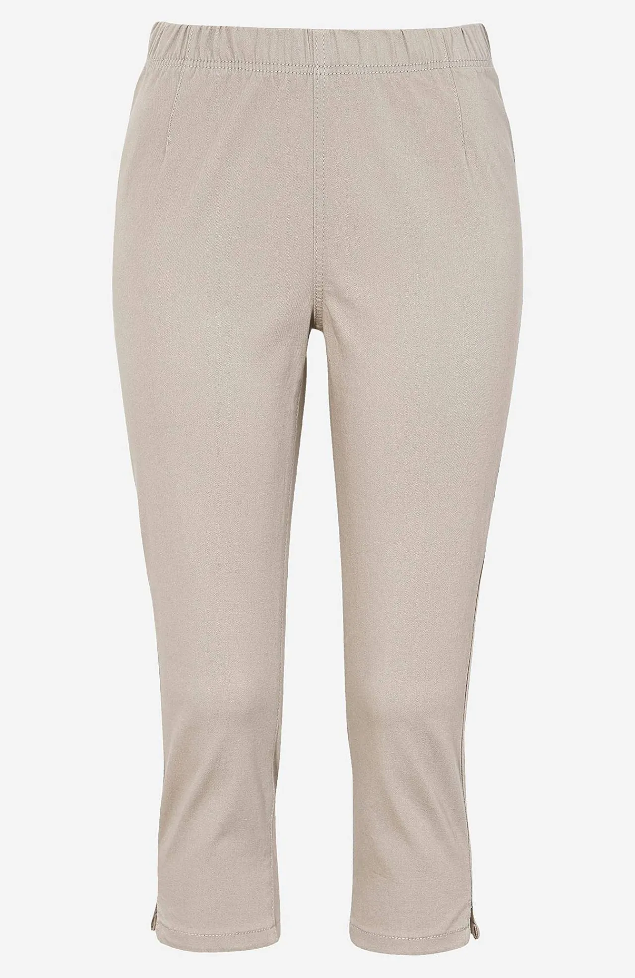 New Bekväm capribyxa i bomullstwill Leggings|Byxor