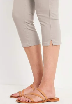 New Bekväm capribyxa i bomullstwill Leggings|Byxor