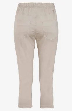 New Bekväm capribyxa i bomullstwill Leggings|Byxor