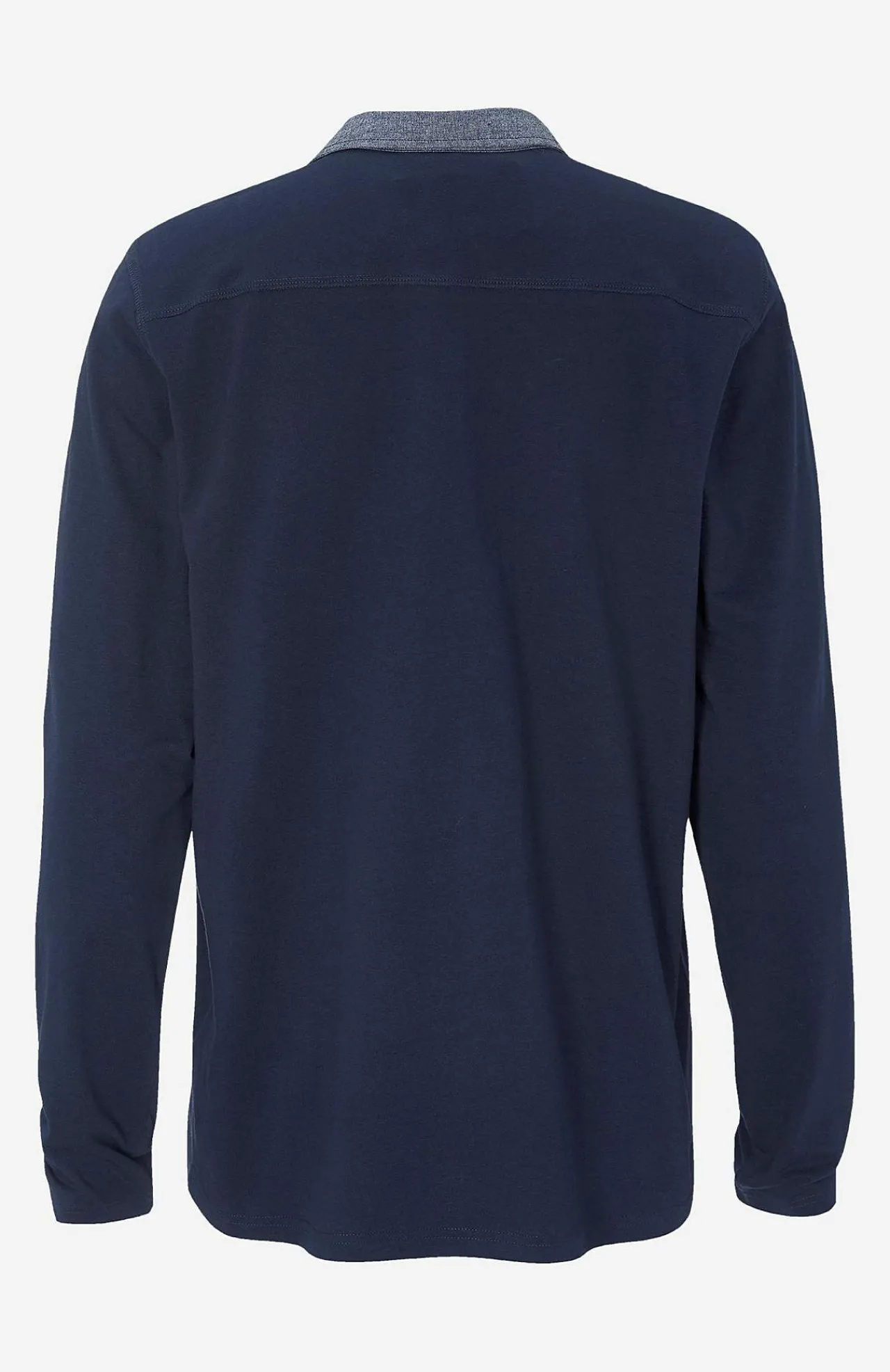 Bekväm långärmad tröja med krage T-Shirts & Pikétröjor|Tröjor & Hoodies