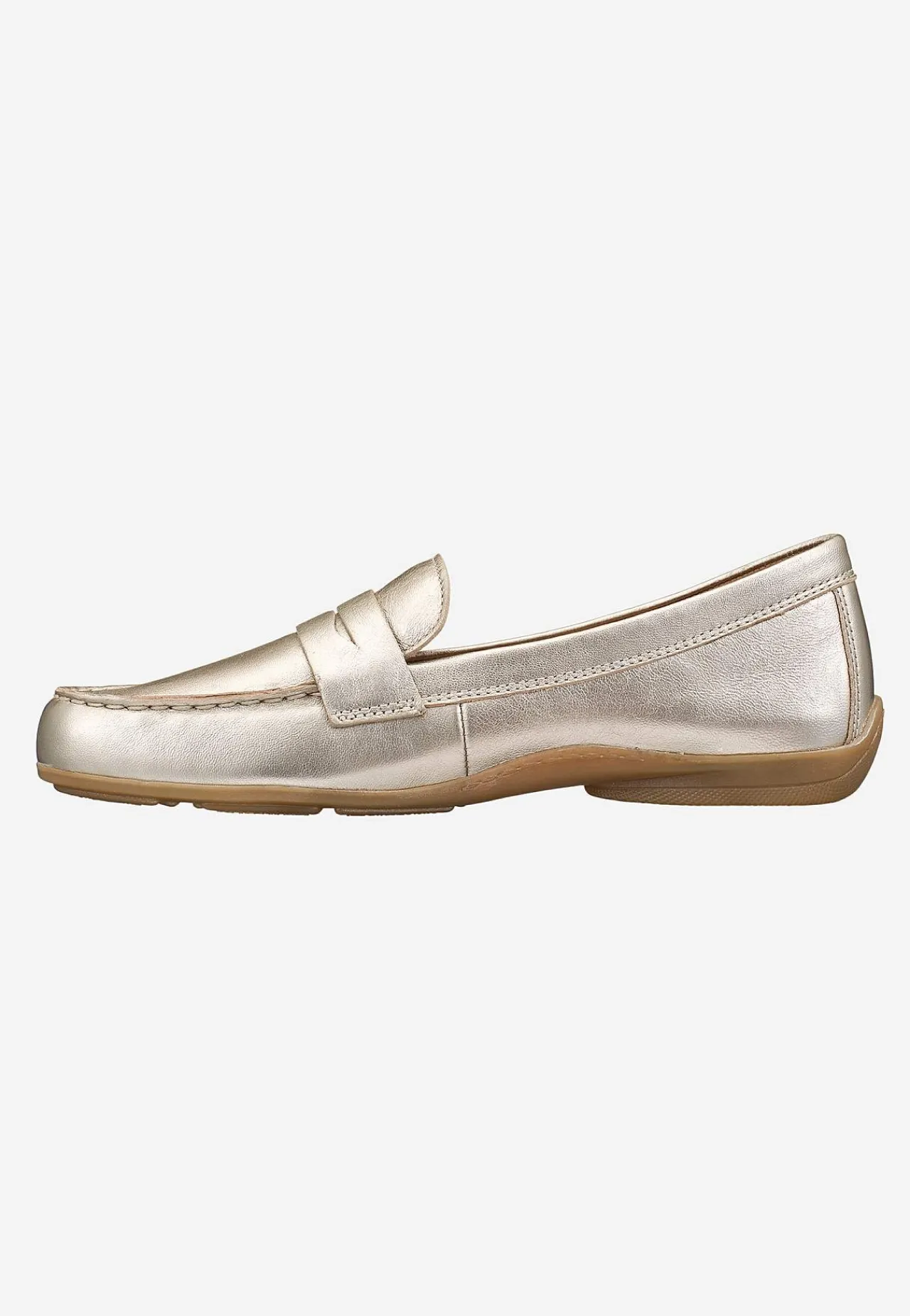 Hot Bekväm skinnloafer Loafers