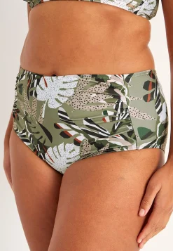 Bikinitrosa med hög midja Badkläder|Plus Size