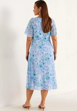 New Blommig chiffongklänning Klänningar & Kjolar|Festkläder