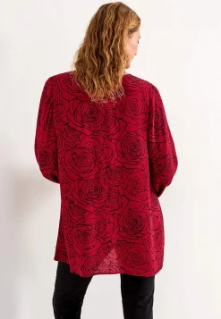 New Blommönstrad blus i viskos Skjortor & Blusar|Tunikor