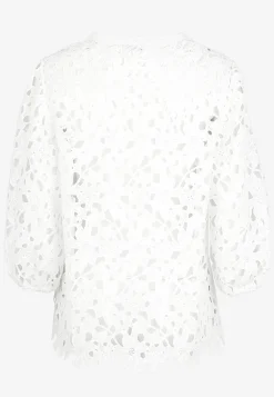 Discount Blommönstrad spetsblus Toppar & T-Shirts|Skjortor & Blusar