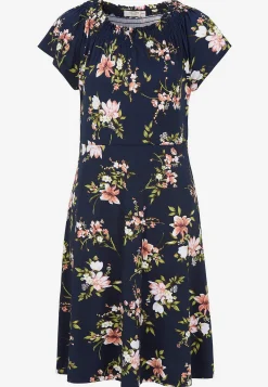 Discount Blommönstrad trikåklänning Klänningar & Kjolar|Plus Size