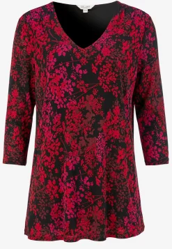 Clearance Blommönstrad tunika Tunikor|Plus Size