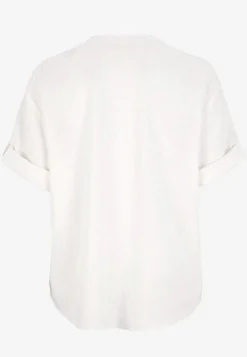 Outlet Blus i linnemix Toppar & T-Shirts|Skjortor & Blusar