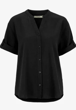 Blus i linnemix Toppar & T-Shirts|Skjortor & Blusar