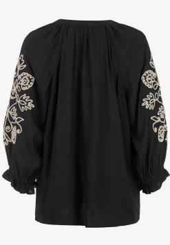 Discount Blus med brodyr Skjortor & Blusar|Plus Size