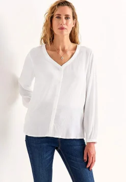 New Blus med crepe-kvalitet Skjortor & Blusar|Plus Size