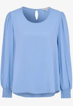 Discount Blus med smock i ärmsluten Skjortor & Blusar|Plus Size