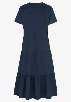 Bomullsklänning med volang Klänningar & Kjolar|Plus Size