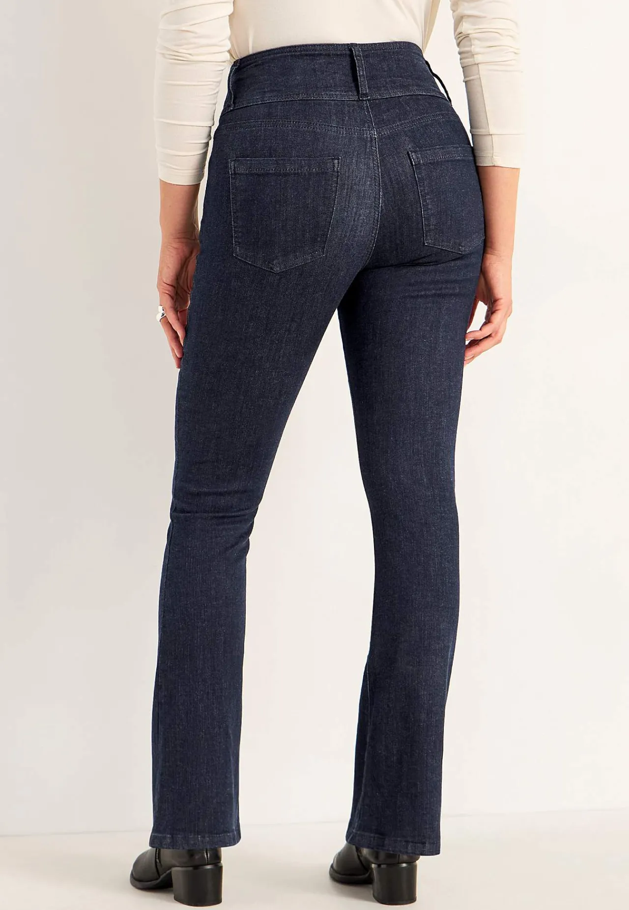 Bootcut jeans med hög midja Jennifer Byxor|Jeans