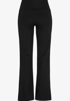 Bootcut-byxa Premium i Punto di Roma-trikå Mona Byxor|Matchande Set