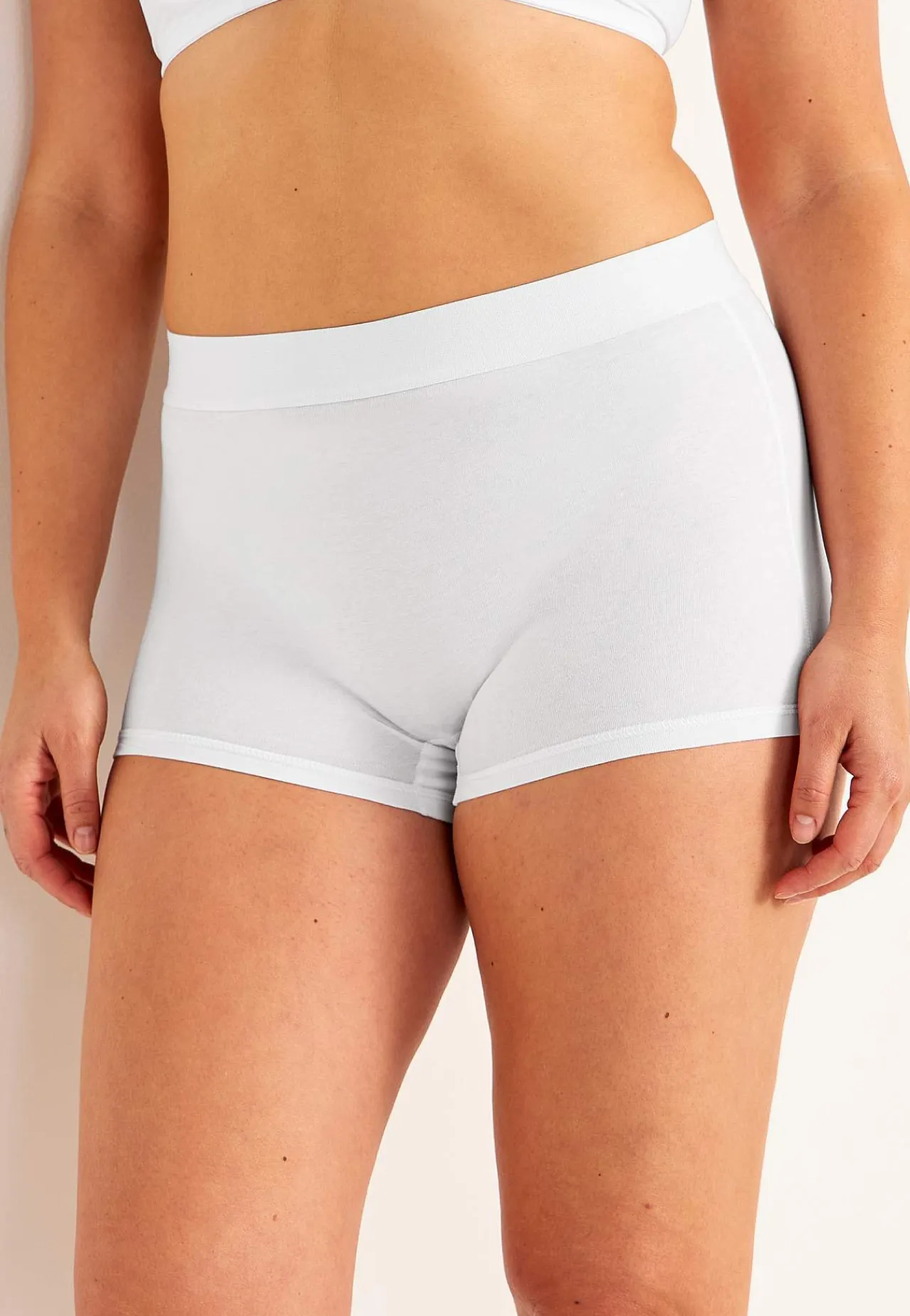 Outlet Boxertrosa i bomullsmix 3-pack Basplagg|Plus Size