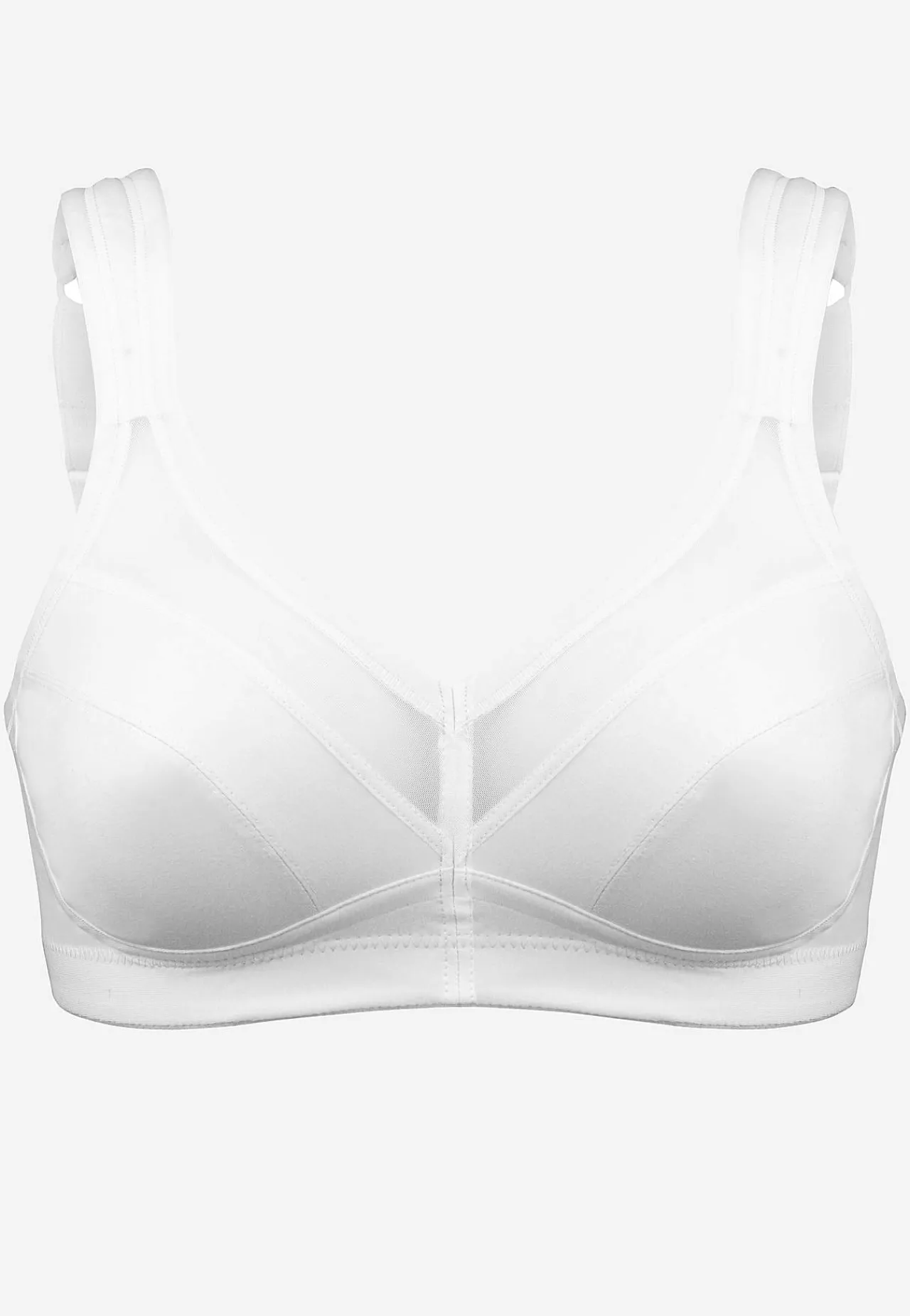 Outlet Bygellös bh i ekologisk bomull Faitrade net cotton Bh
