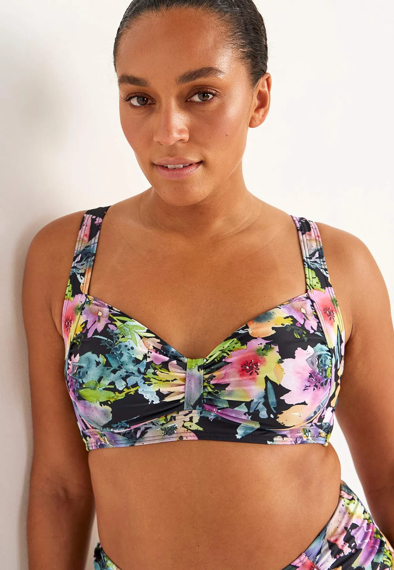 Outlet Bygellös bikini-bh Badkläder|Plus Size