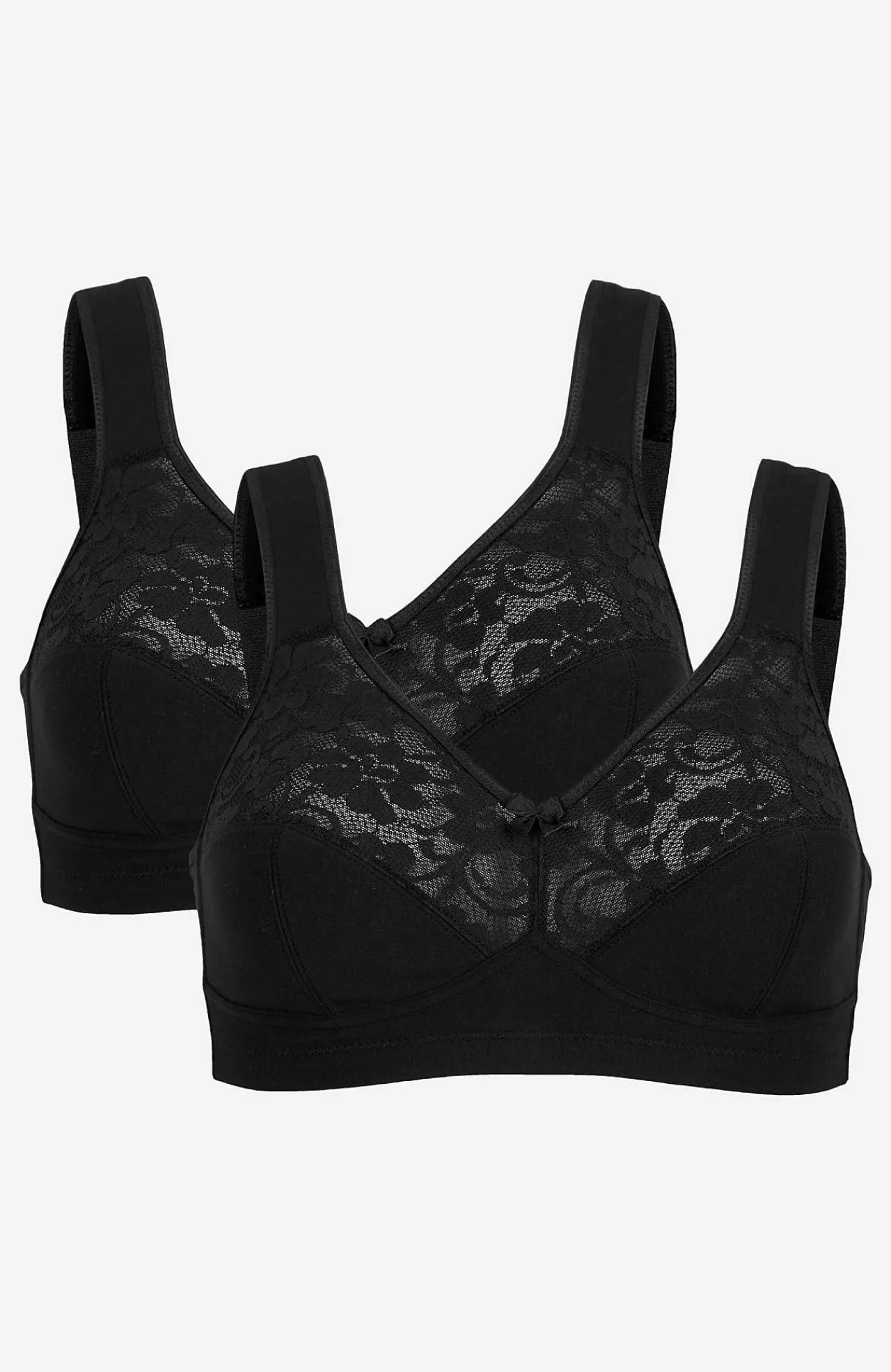 Sale Bygellös mjuk-bh Anna 2-pack Basplagg|Plus Size