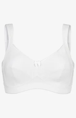 Bygellös mjuk-bh i bomull Basplagg|Plus Size