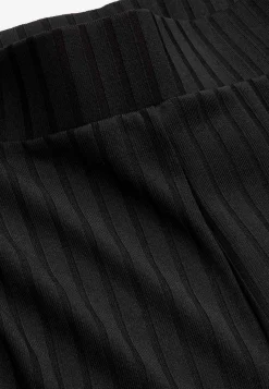 Outlet Byxa i ribbad trikå Byxor|Plus Size