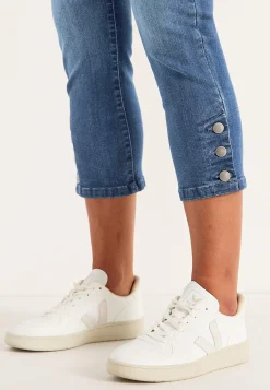 New Caprijeans med femficksdesign Byxor|Jeans