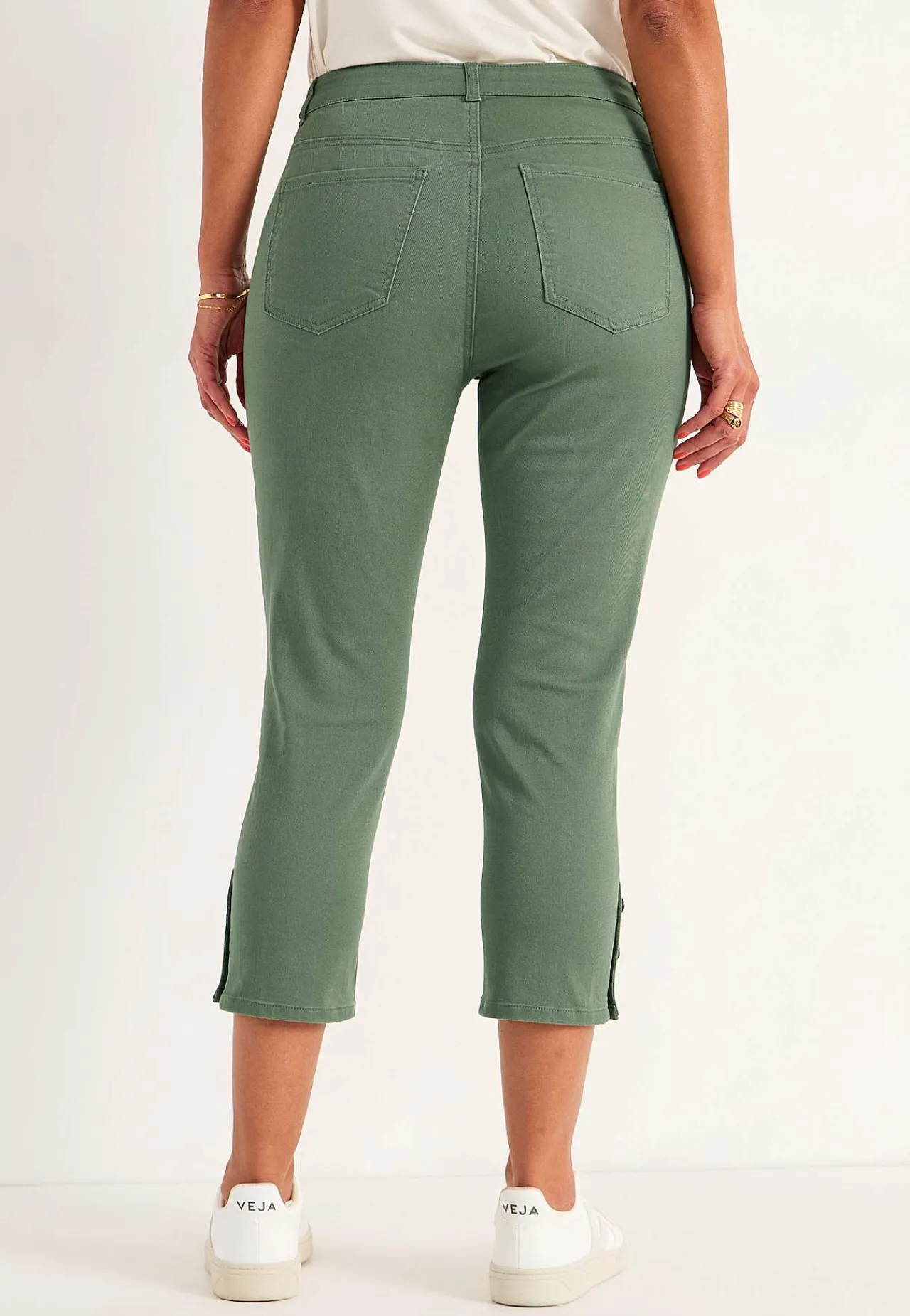 Sale Caprijeans med femficksdesign Byxor|Jeans