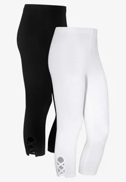Caprileggings med fina detaljer 2-pack Leggings|Byxor