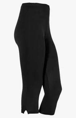 Caprileggings med sidoslitsar Leggings|Byxor