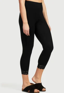 Discount Caprileggings med spets susanne Leggings|Byxor