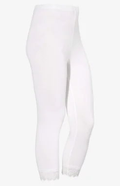 Caprileggings med spets susanne Leggings|Byxor