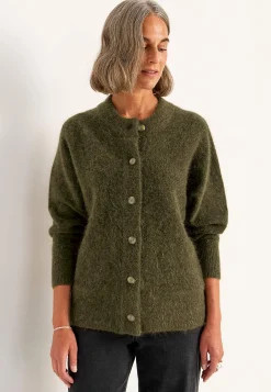 Outlet Cardigan Premium i mohair- och ullblandning Tröjor & Cardigans|Stickat