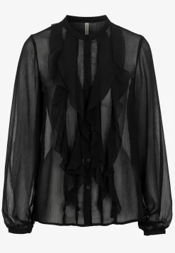 New Chiffongblus med volanger Skjortor & Blusar|Festkläder