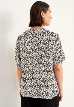 Outlet Crepe blus Skjortor & Blusar|Plus Size