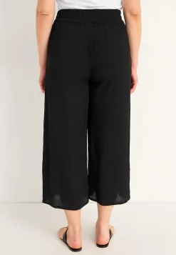 Discount Crepe culottebyxa Byxor|Plus Size
