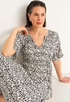 Crepe klänning Klänningar & Kjolar|Plus Size