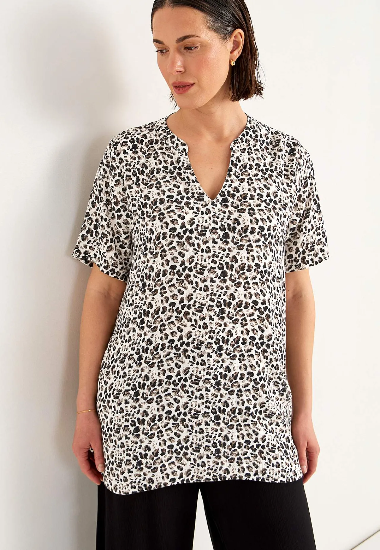 Outlet Crepe tunika Toppar & T-Shirts|Tunikor