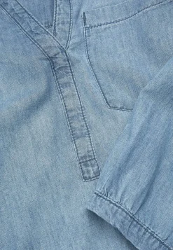 Hot Denimblus med bröstficka Skjortor & Blusar|Jeansplagg