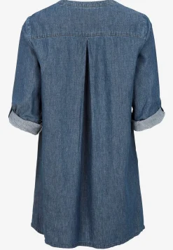 Online Denimtunika med fickor Skjortor & Blusar|Tunikor
