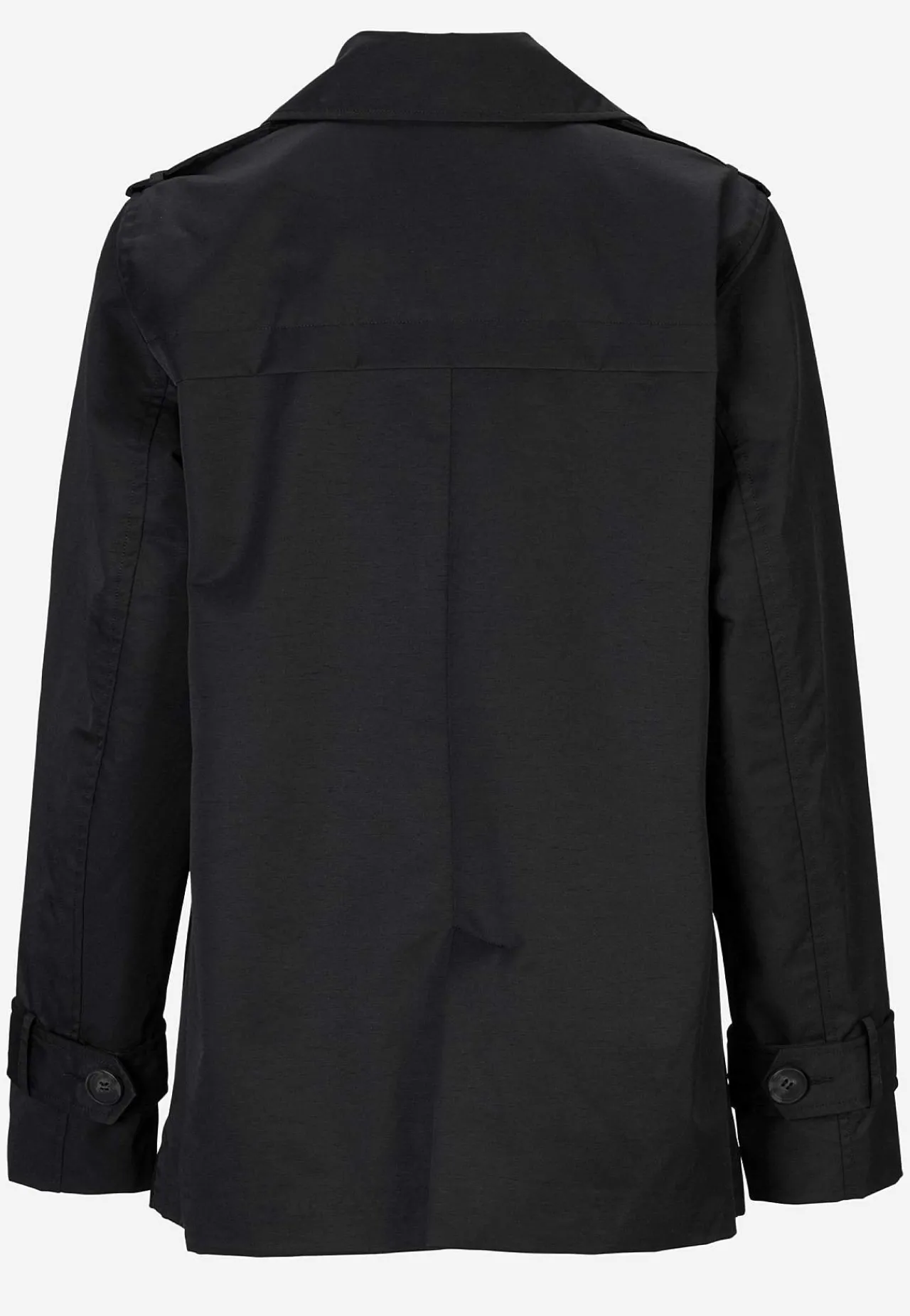 Best Dubbelknäppt, kort trenchcoat Jackor & Kappor