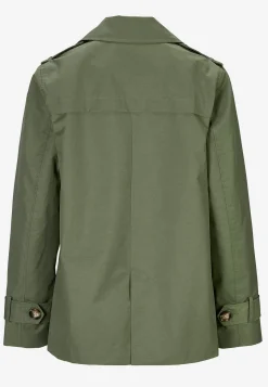 Best Dubbelknäppt, kort trenchcoat Jackor & Kappor