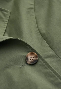 Best Dubbelknäppt, kort trenchcoat Jackor & Kappor