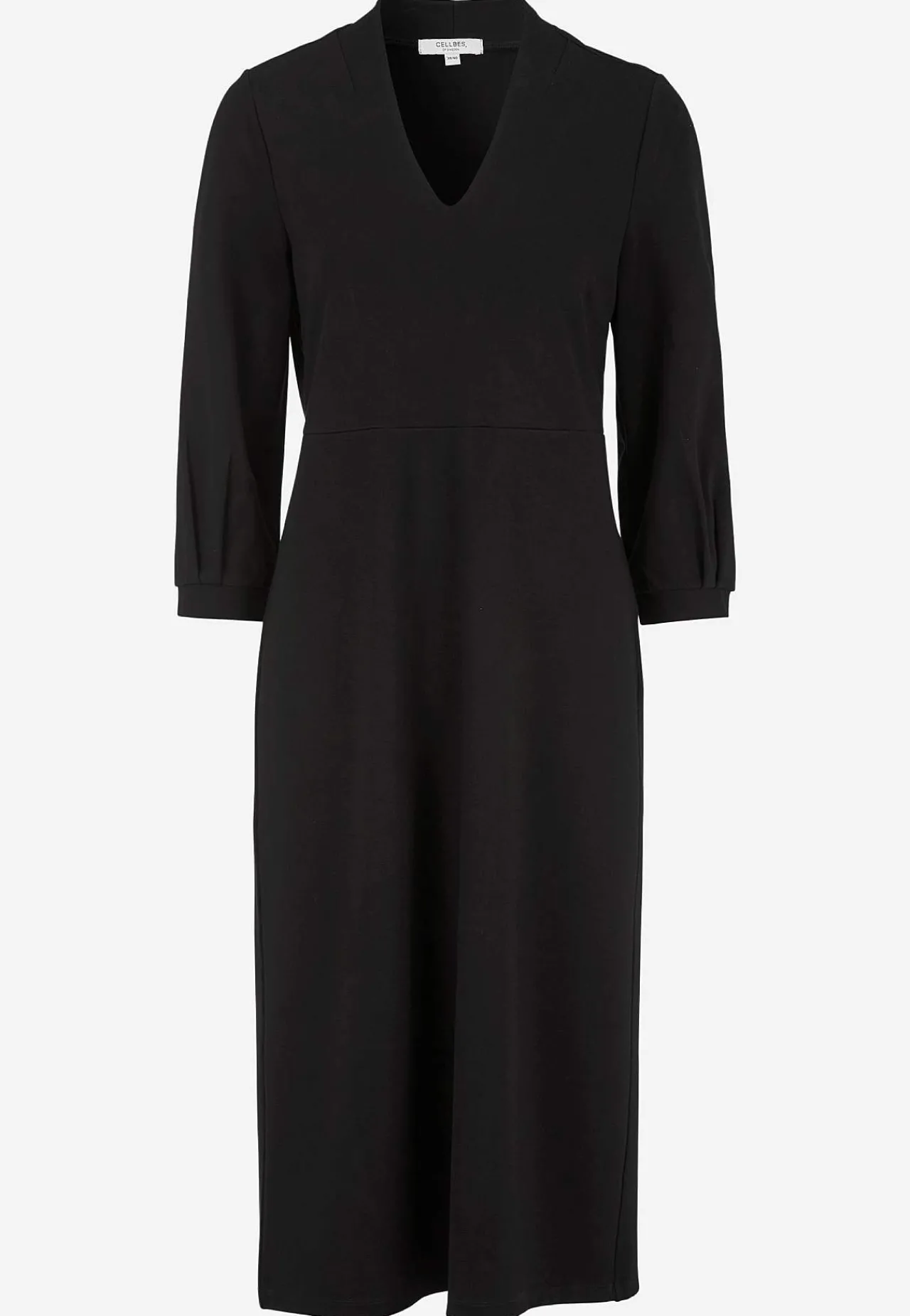 New Elegant, v-ringad trikåklänning Lisa Klänningar & Kjolar|Plus Size