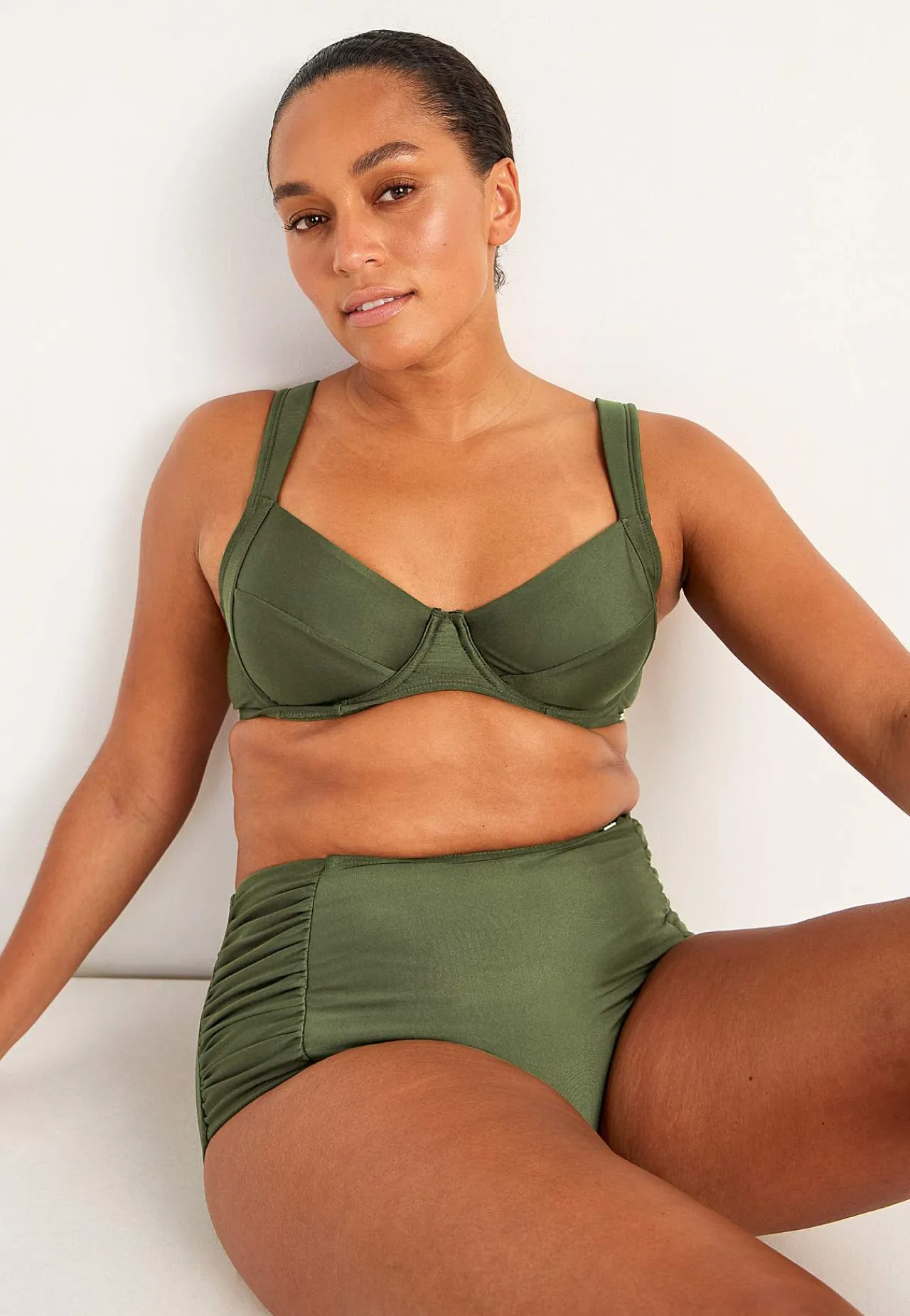 Clearance Enfärgad bikini-bh Umeå Badkläder|Plus Size