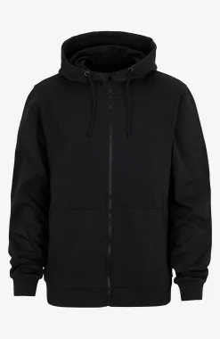 Best Enfärgad huvtröja med dragkedja Tröjor & Hoodies|Plus Size