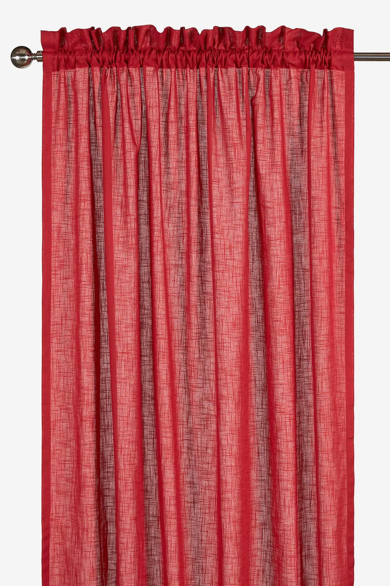 Online Enfärgad julgardin Ebbe 2-pack Gardiner|Flerpack