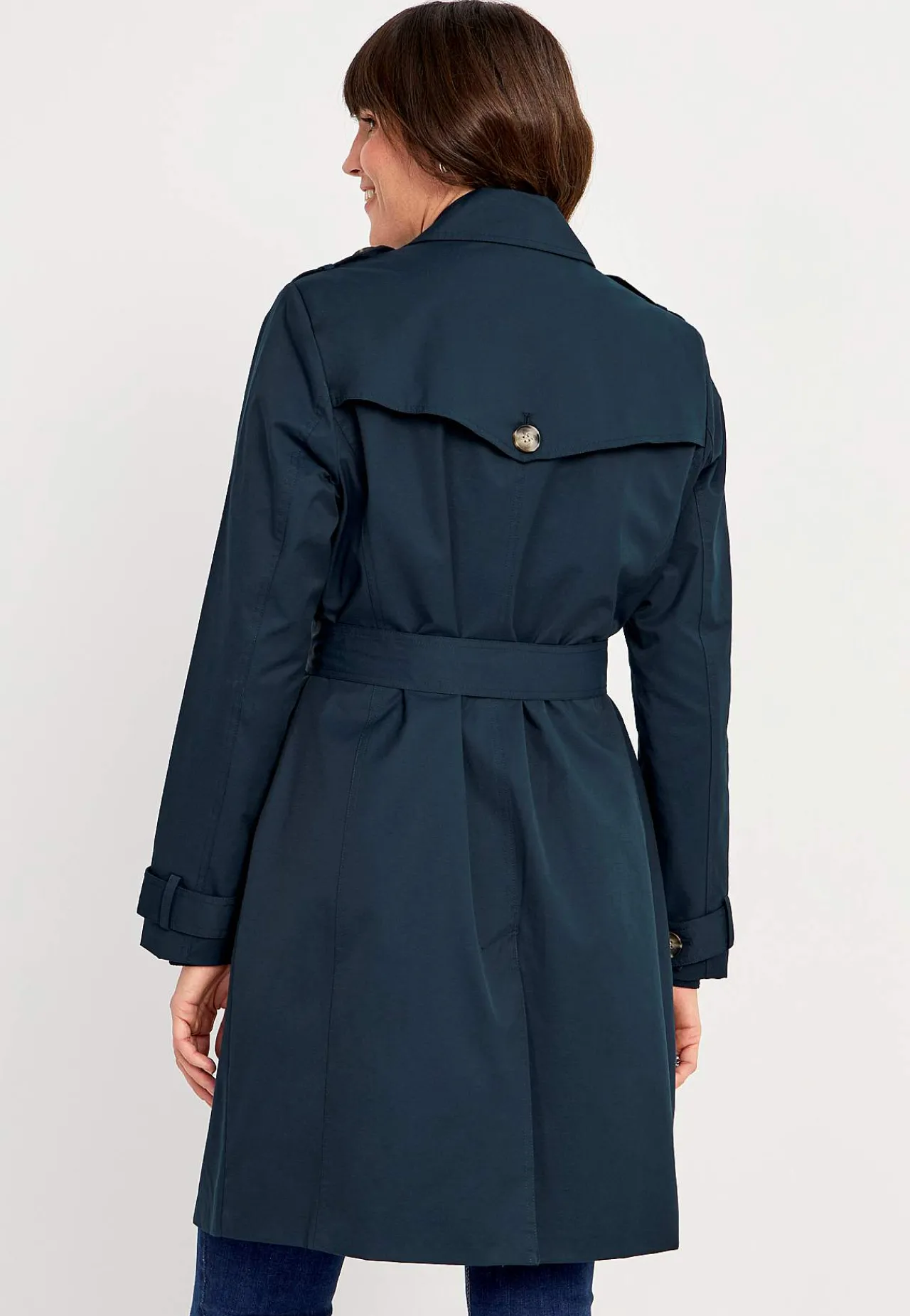 Online Enkelknäppt trenchcoat Jackor & Kappor|Plus Size