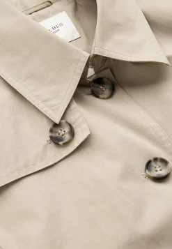 Online Enkelknäppt trenchcoat Jackor & Kappor|Plus Size